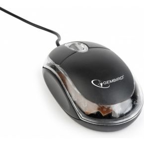 Gembird MUS-U-01-BKT USB Optisch 1000DPI Zwart muis