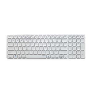 Rapoo 9700M Draadloze multimode Blade Combo Compact Set, QWERTY US Toetsenbord Wit