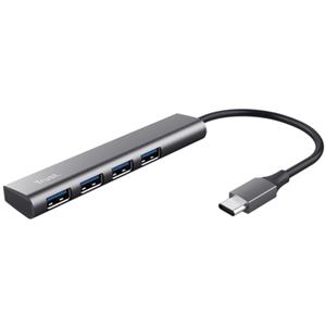 Trust Halyx USB-C naar 4-poorts USB-A 3.2 Gen1-hub