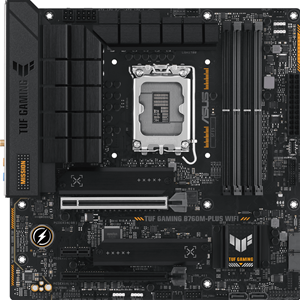 ASUS TUF GAMING B760M-PLUS WIFI Mainboard - Intel B760 - Intel LGA1700 socket - DDR5 RAM - Micro-ATX