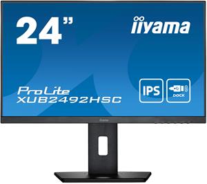 Iiyama ProLite XUB2492HSC-B5 24 Full HD USB-C IPS Monitor - Zwart