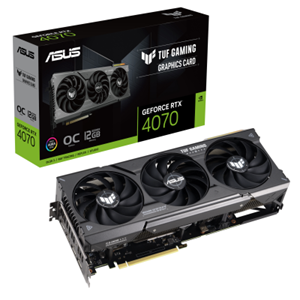 ASUS TUF Gaming GeForce RTX 4070 OC Grafikkarte - 12GB GDDR6X, 1x HDMI, 3x DP