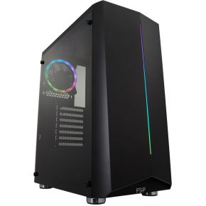 Fortron PC-Gehäuse Gehäuse ATX Midi Tower CMT151 ohne NT USB3.0 ARGB 120mm Midi/Minitower