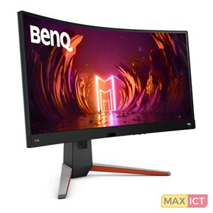 BenQ EX3410R. Beeldschermdiagonaal: 86,4 cm (34"), Resolutie: 3440 x 1440 Pixels, HD type: Wide Quad HD, Display technologie: LED, Responstijd: 2 ms, Oorspronkelijke beeldverhouding: 21:9, Kijkhoe