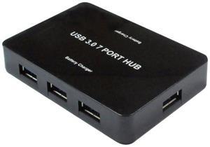 Value 14.99.5047 USB-combi-hub 7 poorten Zwart