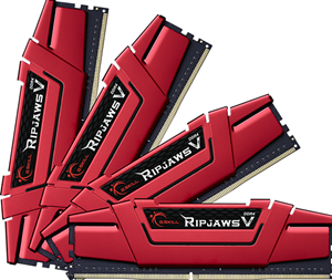 G.Skill RipjawsV DDR4-2400 C15 QC - 64GB