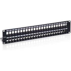 Equip Cat. 6 Keystone Patchpanel shielded 48-port 2U