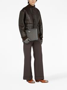 Gucci Laptophoes met GG-logo - Grijs