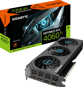 Gigabyte GeForce RTX 4060 Ti EAGLE 8G Grafikkarte - 8GB GDDR6, 1x HDMI, 3x DP
