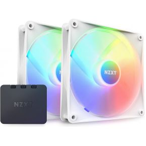 NZXT F140 Core - 140mm RGB Fan - Twin - White