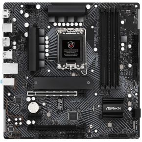 ASRock B760M PG Lightning/D4 Mainboard Sockel (PC) Intel 1700 Formfaktor (Details) Micro-ATX Mainb