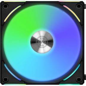 lianli Lian Li UNI FAN AL140 V2 - Gehäuselüfter - 140 mm - Schwarz mit RGB LED - 27 dBA