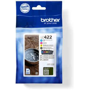 Brother LC-422 Druckerpatronen - 4er Multipack (LC422VALDR)