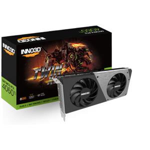 Inno3D Geforce RTX 4060 TI 8 GB Twin X2 Grafikkarte - 8GB GDDR6, 1x HDMI, 3x DP