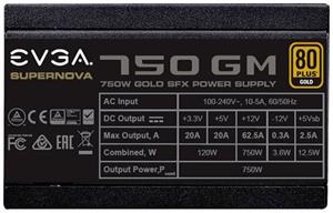 EVGA SuperNOVA 750 PC-netvoeding 750 W SFX 80 Plus Gold