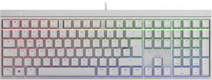 CHERRY MX 2.0S RGB, CHERRY MX-Brown-Switches - weiß, mechanische Gamingtastatur, Kabelgebunden, RGB-Beleuchtung, Anti-Ghosting