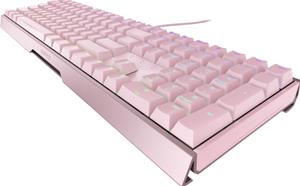 CHERRY MX 3.0S RGB, CHERRY MX-Red-Switches - pink, mechanische Gamingtastatur, Kabelgebunden, RGB-Beleuchtung, Aluminium-Gehäuse