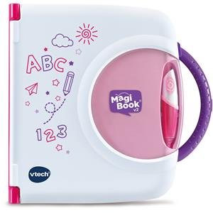 Vtech Magibook V2 Starter Pack Roze  (Incl Een  Dag Uit Het Dagelijks Leven)