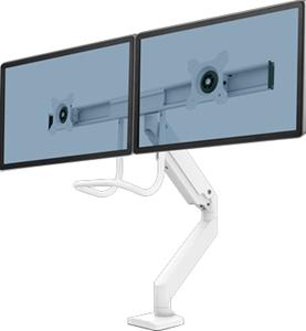 Fellowes Doppel-Monitorarm Eppa Crossbar, weiß