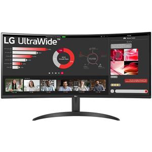 LG 34WR50QC-B.AEU computer monitor 86,4 cm (34) 3440 x 1440 Pixels UltraWide Quad HD LCD Zwart