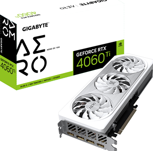 GIGABYTE GeForce RTX 4060 TI AERO OC 16G - Videokaart