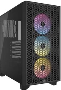 CORSAIR 3000D RGB Airflow Black TG - Midtowermodel