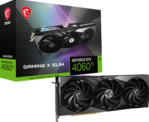 MSI GeForce RTX 4060 Ti GAMING X SLIM 16G - Videokaart