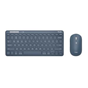 Trust Lyra Multi-Device Wireless Keyboard & Mouse Toetsenbord Blauw