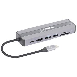 Manhattan USB-C Dockingstation 153928 Passend für Marke (Notebook Dockingstations): Universal ink