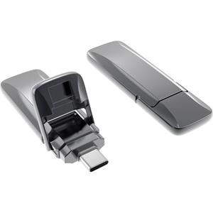 Xlyne 7612800 7612800 USB-stick 128 GB USB-C USB 3.2 (Gen 2) Grijs