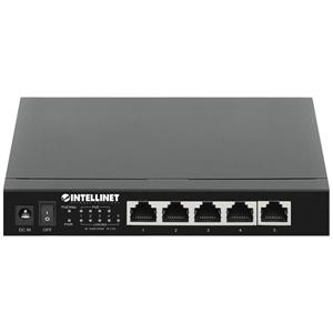 Intellinet 5-Port 2,5G Ethernet PoE+ Switch 4xPSE PoE+ Ports 55 W PoE-Leistungsbudget Netwerk switch IEEE 802.3af (15.4 W), IEEE 802.3at (30 W)