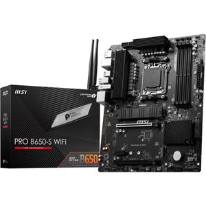 MSI PRO B650-S WIFI moederbord RAID, 2.5 GbE-LAN, WiFi 6E, BT, Sound, ATX