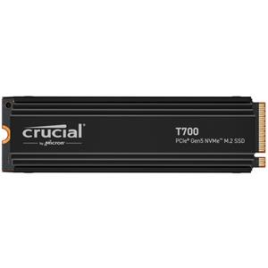 Crucial T700 with heatsink 2TB PCIe Gen5 NVMe M.2 SSD