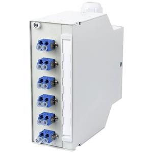 metzconnect Metz Connect OpDAT REGpro splice 6xLC-Duplex OS2 Glasvezel-patchpaneel 6 poorten LC