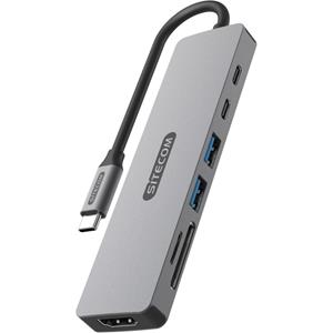 Sitecom 7-in-1 USB-C Power Delivery Multiport Adapter usb-hub
