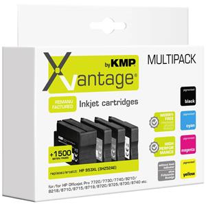 Xvantage Inkt combipack vervangt HP 953XL (L0S70AE, F6U16AE, F6U17AE, F6U18AE) Compatibel 4-pack Cyaan, Geel, Magenta, Zwart 1747,4085 1747,4085