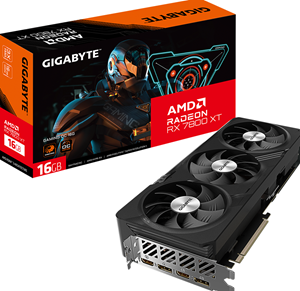 Gigabyte Grafikkarte AMD Radeon RX 7800 XT GAMING OC 16GB GDDR6-RAM HDMI, DisplayPort AMD FreeSync