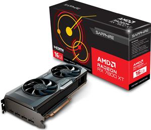 Sapphire Grafikkarte AMD Radeon RX 7800 XT 16GB GDDR6-RAM PCIe x16 HDMI, DisplayPort AMD FreeSync,