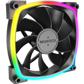 MONTECH RX120 PWM ARGB PC-Gehäuse-Lüfter Schwarz (B x H x T) 120 x 120 x 25mm