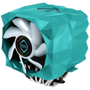 Iceberg Thermal IceSLEET X9 Dual TR CPU-koellichaam met ventilator Turquoise (b x h x d) 150 x 166 x 135 mm