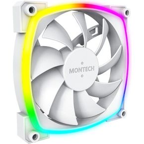 MONTECH AX120 PWM ARGB PC-Gehäuse-Lüfter Weiß (B x H x T) 120 x 120 x 25mm