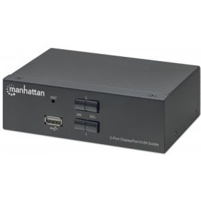 Manhattan 153546 KVM-switch Zwart