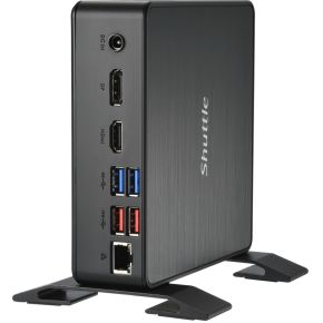 Shuttle XPC Nano PC NC40U, Intel Celeron 7305U, 1x HDMI, 1x DP,1xUSB-C/DP, 6x USB3.2, 1x 2.5 bay, 2