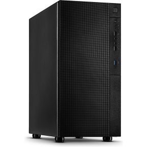 Inter-Tech IT-2508 Square Midi-Tower PC-Gehäuse Schwarz