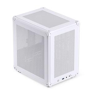 Jonsbo C6 White Micro-Tower PC-Gehäuse, Gaming-Gehäuse Weiß