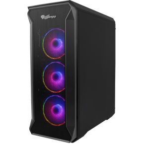 Genesis Irid 505 ARGB Midi-Tower PC-Gehäuse Schwarz, Transparent