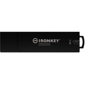 Kingston Technology IronKey D500S USB flash drive 8 GB USB Type-A 3.2 Gen 1 (3.1 Gen 1) Zwart