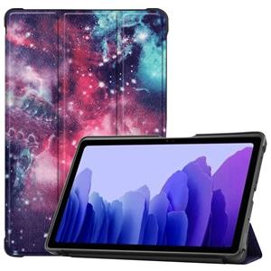 Lunso  Samsung Galaxy Tab A 10.5 inch - 3-Vouw sleepcover hoes - Galaxy