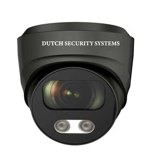 Dutch Security Systems Beveiligingscamera - Dome Camera - UltraHD 4K - Sony 8MP - Zwart