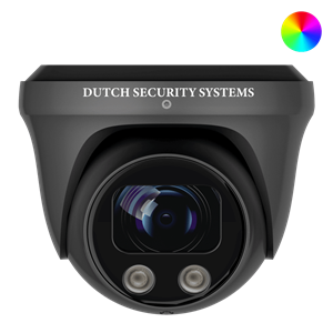Dutch Security Systems Draadloze Beveiligingscamera - Full Color Dome Camera - UltraHD 4K - Sony 8MP - Zwart